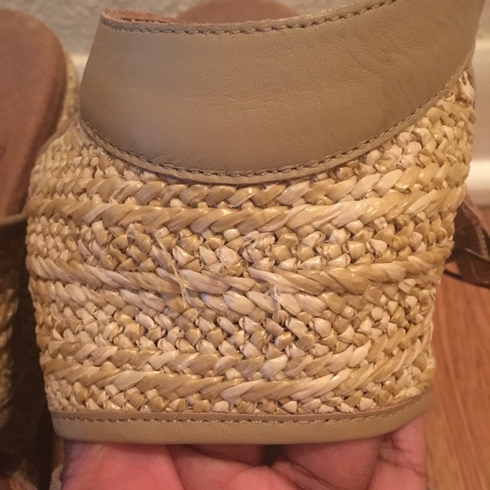 COMFY!!! Very Volatile wedges cork platform size 8 - Picture 4 of 5